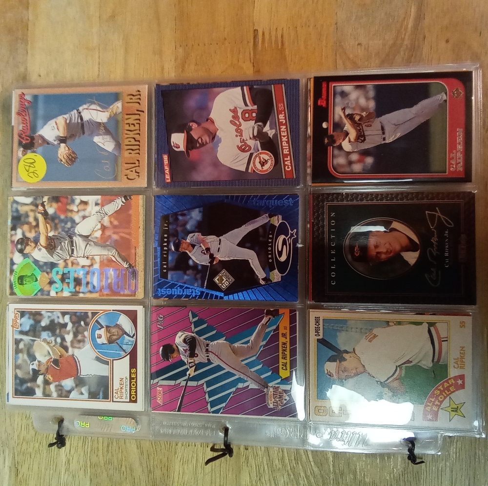 High Grade Lot Of 162 Cal Ripken Jr Baseball Cards NM Or Better
